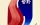 red, blue, white, oil painting, peace