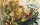 gold, blue, mineral pigment, seascape, oil painting, original